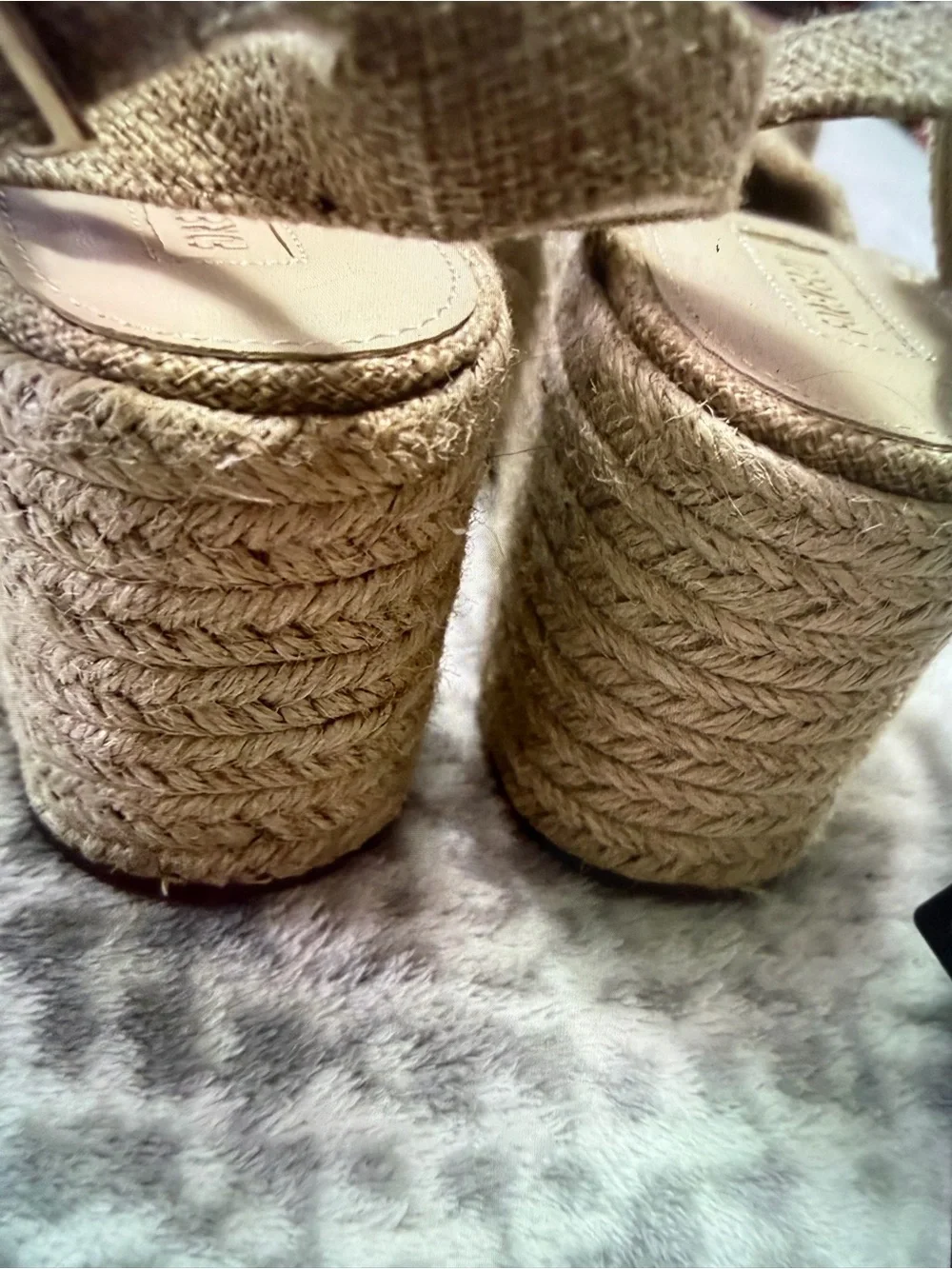 Forever 21 Gold-Tone Knotted Wedge Sandals